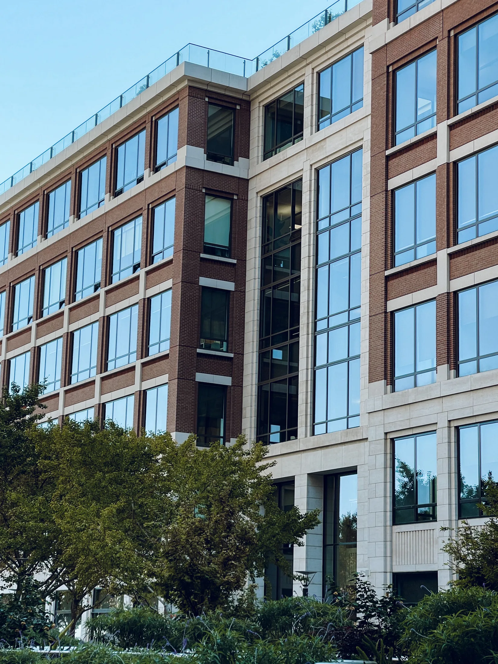 Modern commercial office building exterior